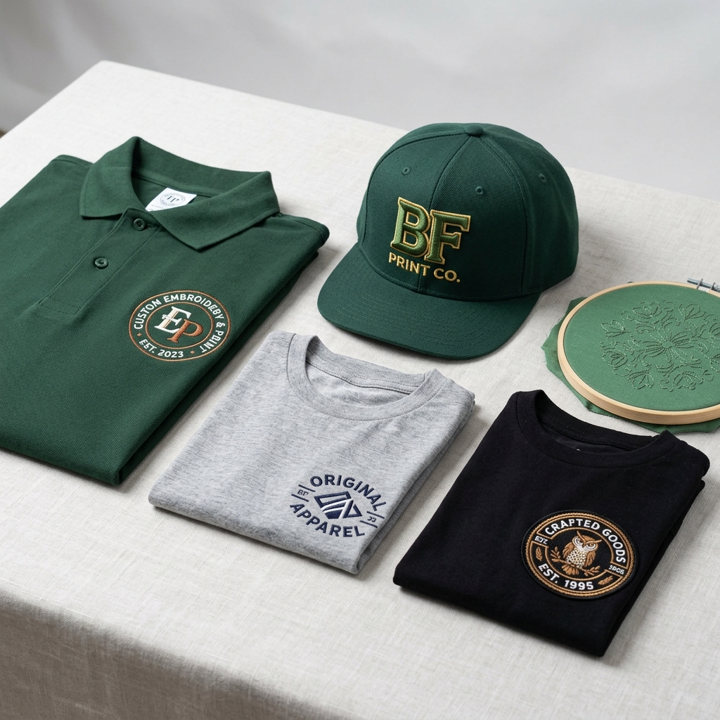 Custom Embroidered Apparel Showcase