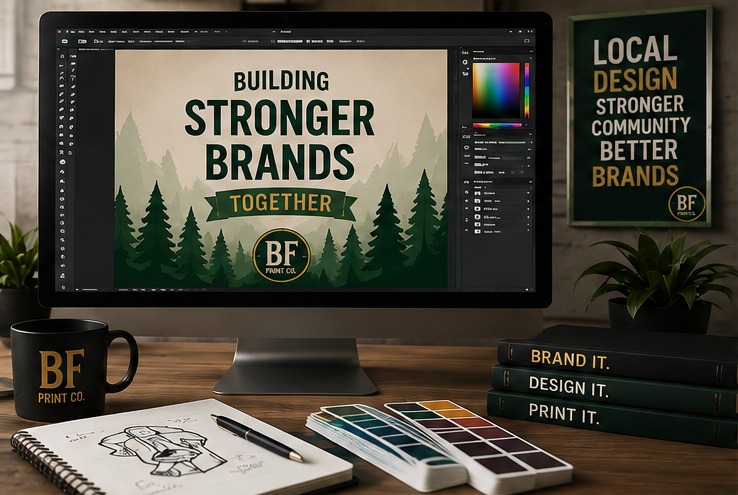 Graphic Design Workstation - Ben Franklin Print Co.